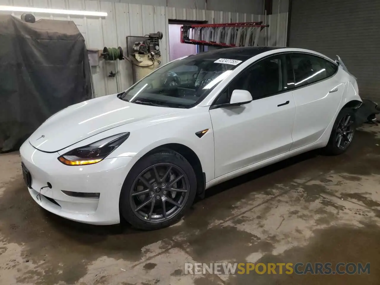 1 fotografías del automóvil dañado 5YJ3E1EB5NF334516 TESLA MODEL 3 2022