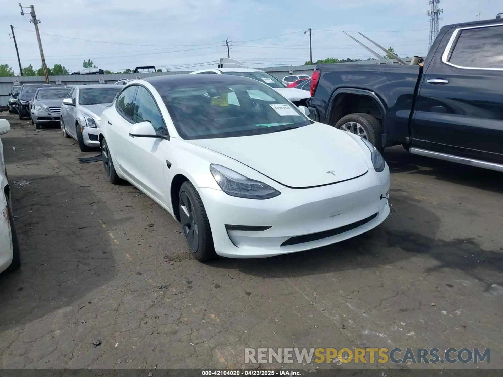 1 fotografías del automóvil dañado 5YJ3E1EB5NF349078 TESLA MODEL 3 2022