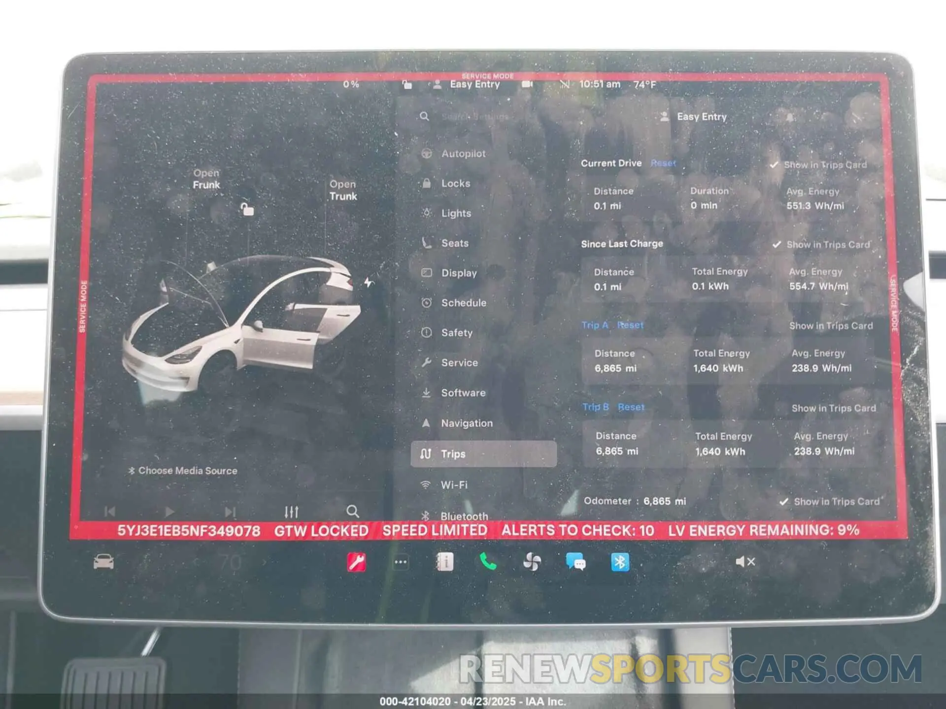 7 fotografías del automóvil dañado 5YJ3E1EB5NF349078 TESLA MODEL 3 2022