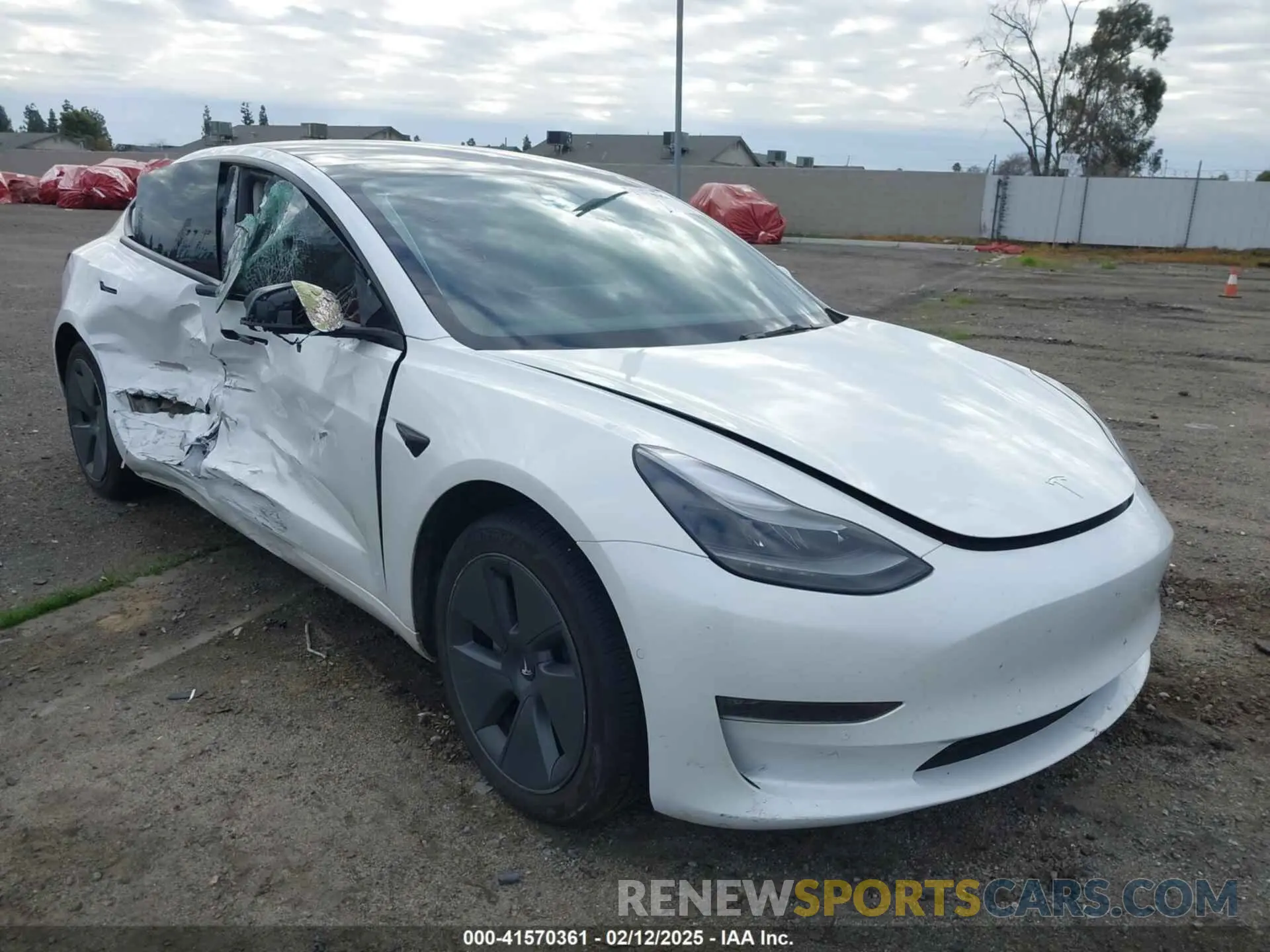 1 fotografías del automóvil dañado 5YJ3E1EB5NF364678 TESLA MODEL 3 2022