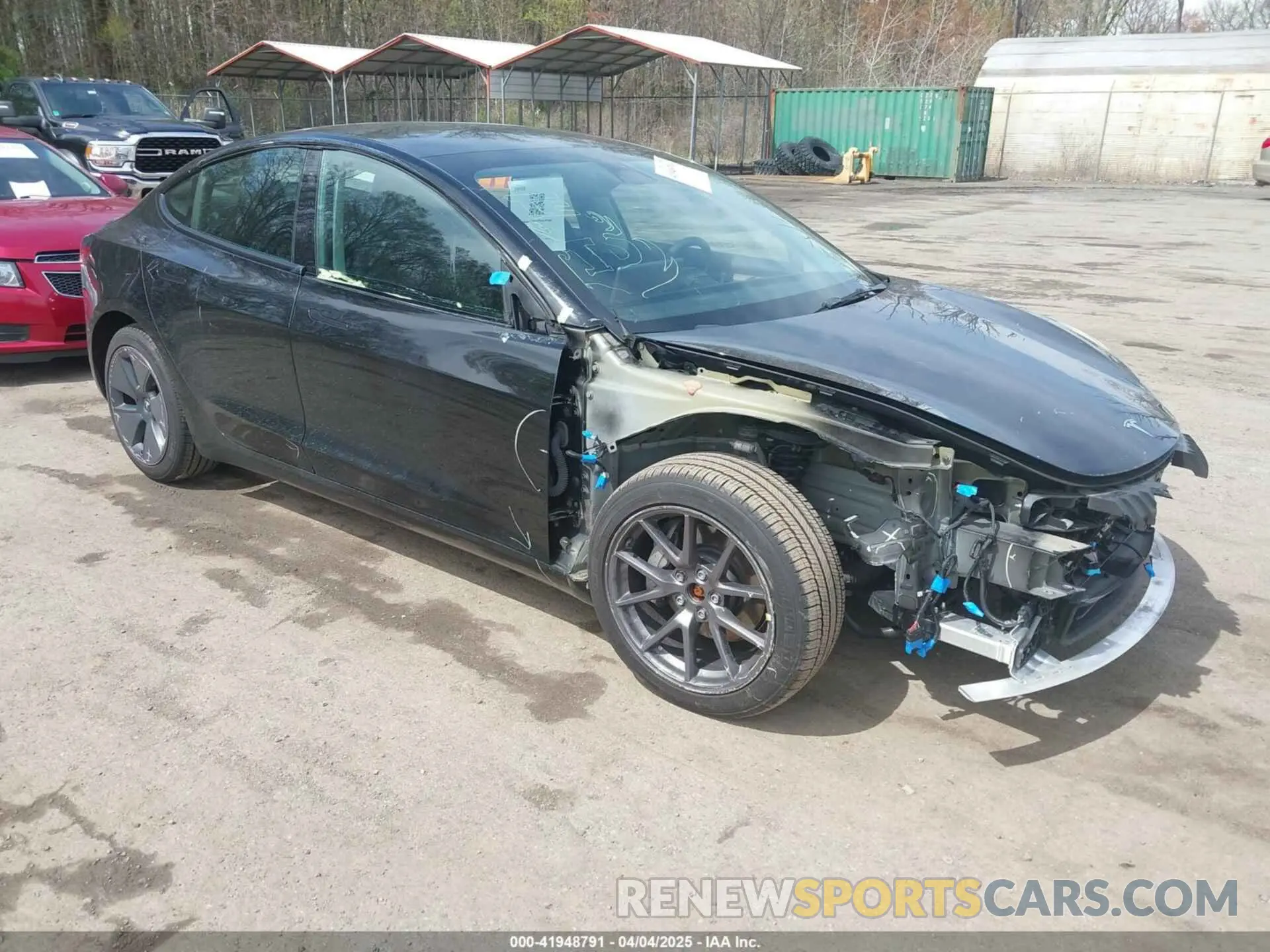 1 fotografías del automóvil dañado 5YJ3E1EB6NF109067 TESLA MODEL 3 2022