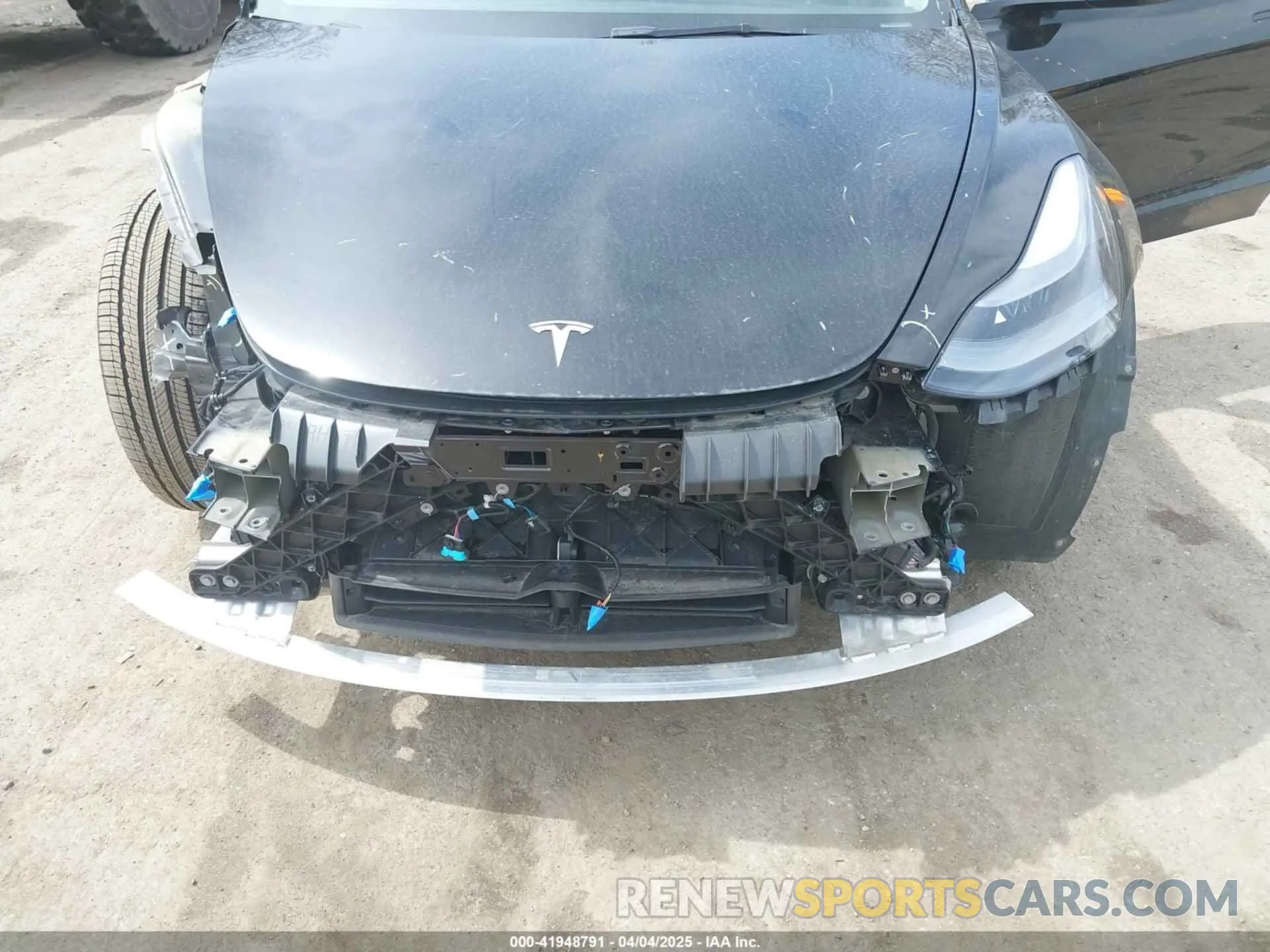 6 fotografías del automóvil dañado 5YJ3E1EB6NF109067 TESLA MODEL 3 2022