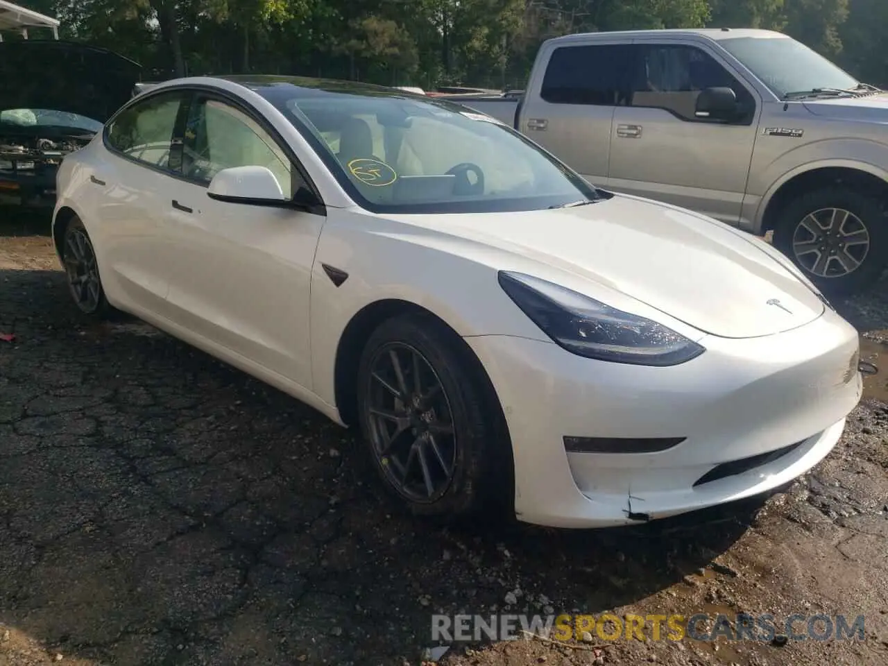 1 fotografías del automóvil dañado 5YJ3E1EB6NF114494 TESLA MODEL 3 2022