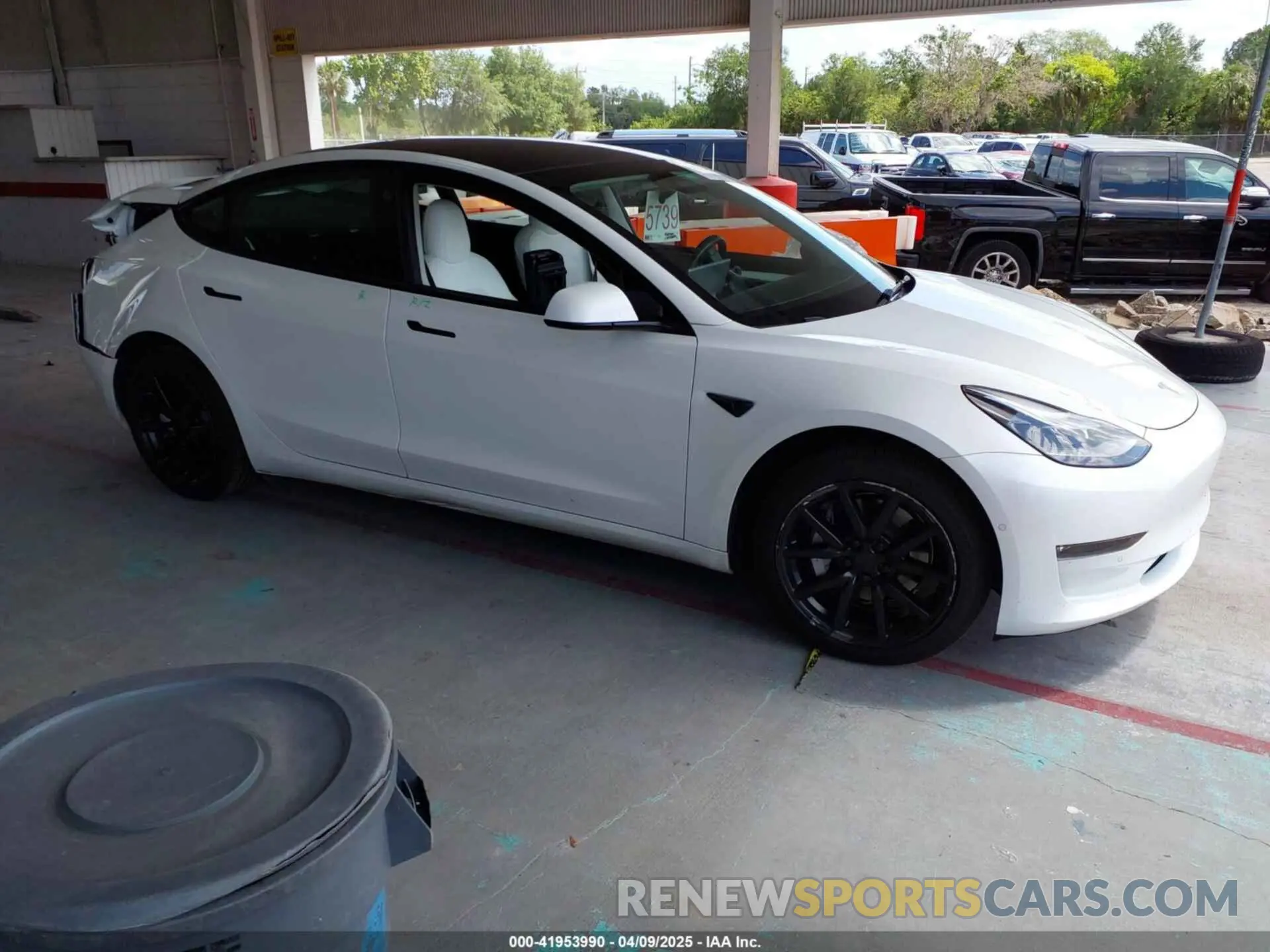 1 fotografías del automóvil dañado 5YJ3E1EB6NF115533 TESLA MODEL 3 2022