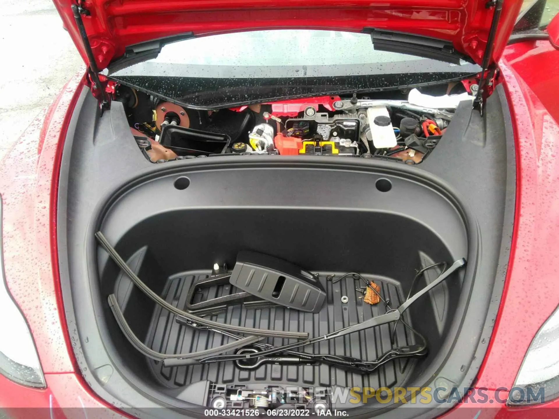 10 fotografías del automóvil dañado 5YJ3E1EB6NF117671 TESLA MODEL 3 2022