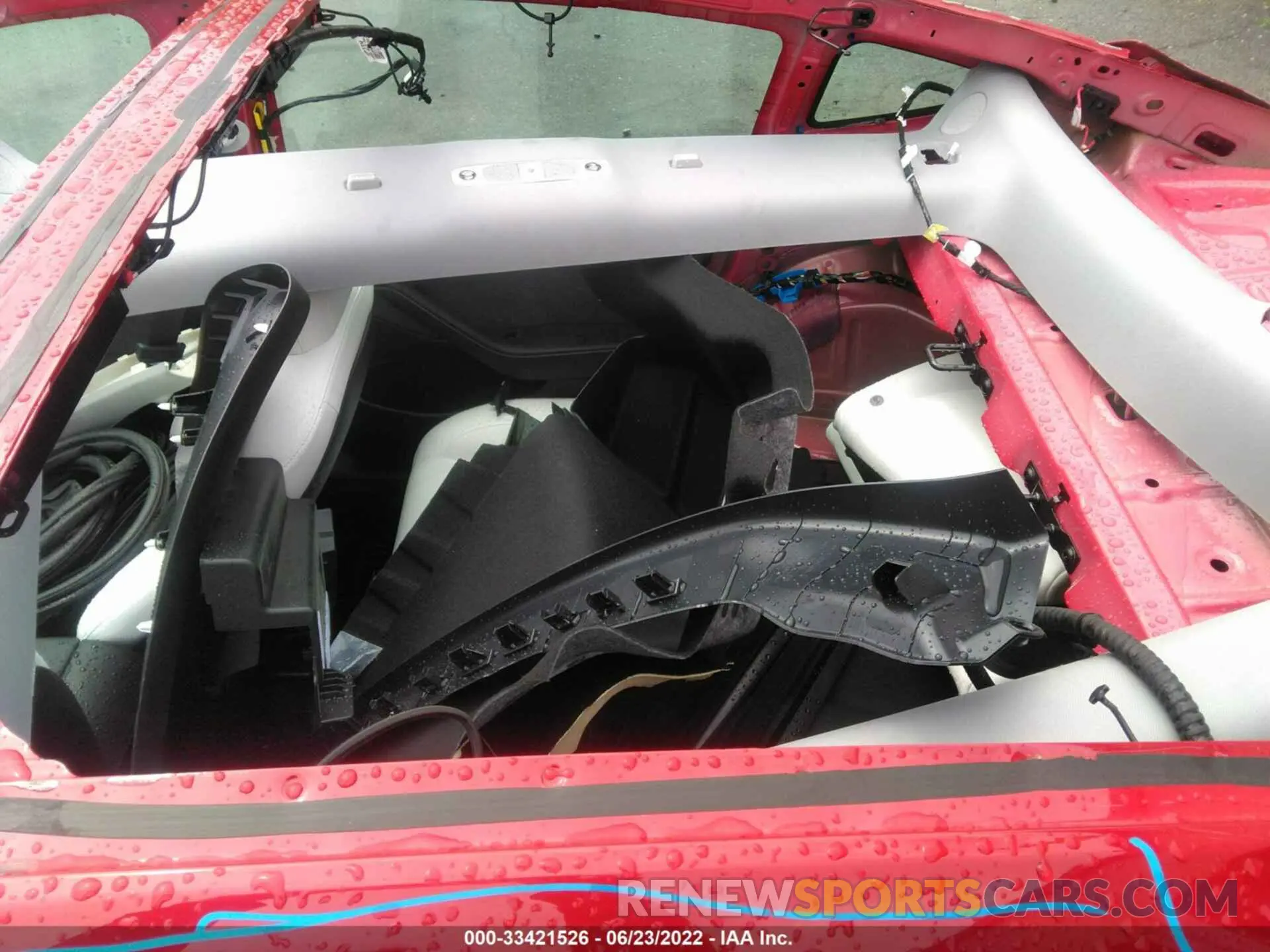 8 fotografías del automóvil dañado 5YJ3E1EB6NF117671 TESLA MODEL 3 2022