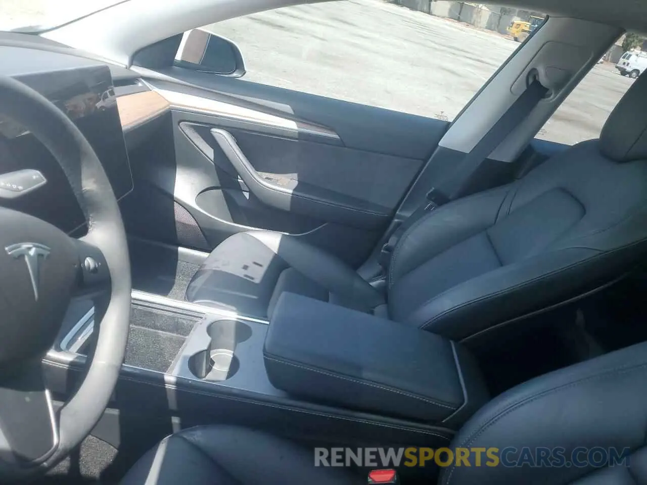 9 fotografías del automóvil dañado 5YJ3E1EB6NF127326 TESLA MODEL 3 2022
