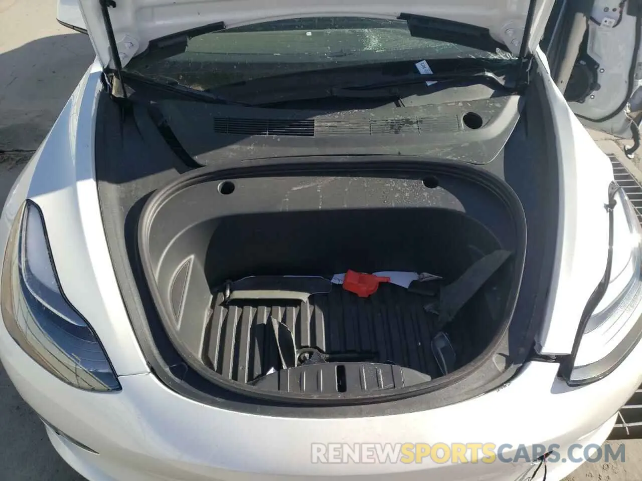 7 fotografías del automóvil dañado 5YJ3E1EB6NF131618 TESLA MODEL 3 2022