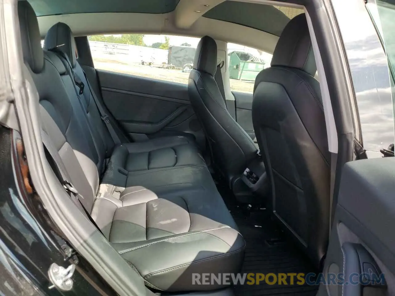 6 fotografías del automóvil dañado 5YJ3E1EB6NF174436 TESLA MODEL 3 2022