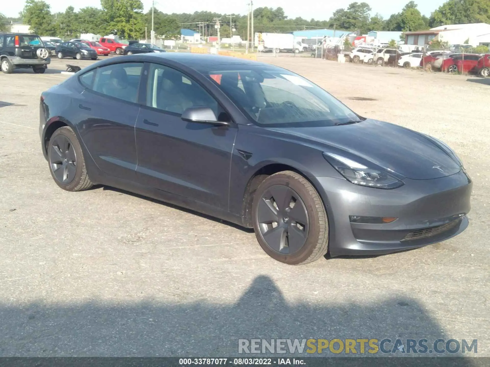 1 fotografías del automóvil dañado 5YJ3E1EB6NF180589 TESLA MODEL 3 2022