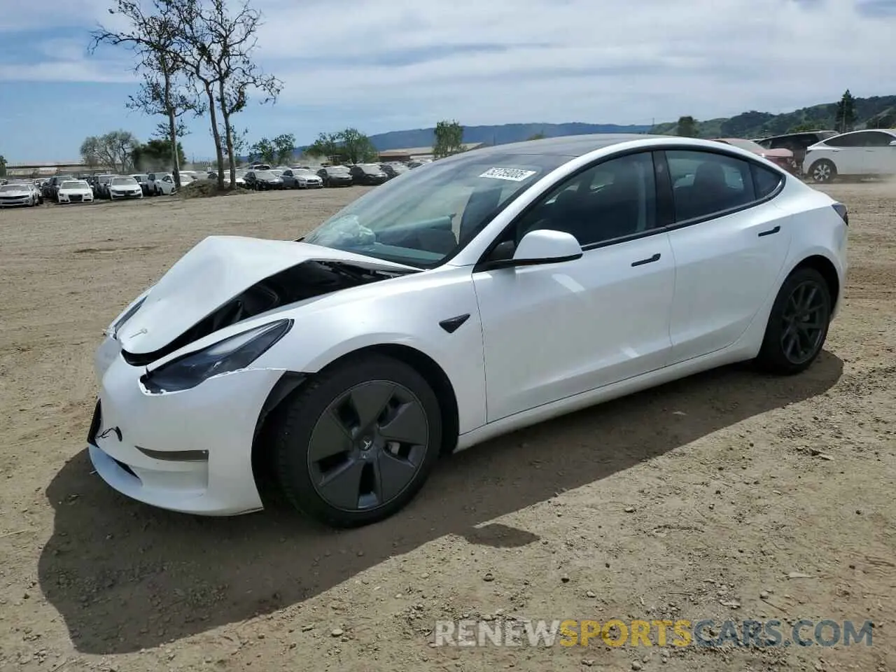 1 fotografías del automóvil dañado 5YJ3E1EB6NF185002 TESLA MODEL 3 2022
