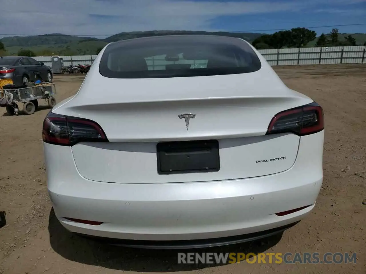 6 fotografías del automóvil dañado 5YJ3E1EB6NF185002 TESLA MODEL 3 2022