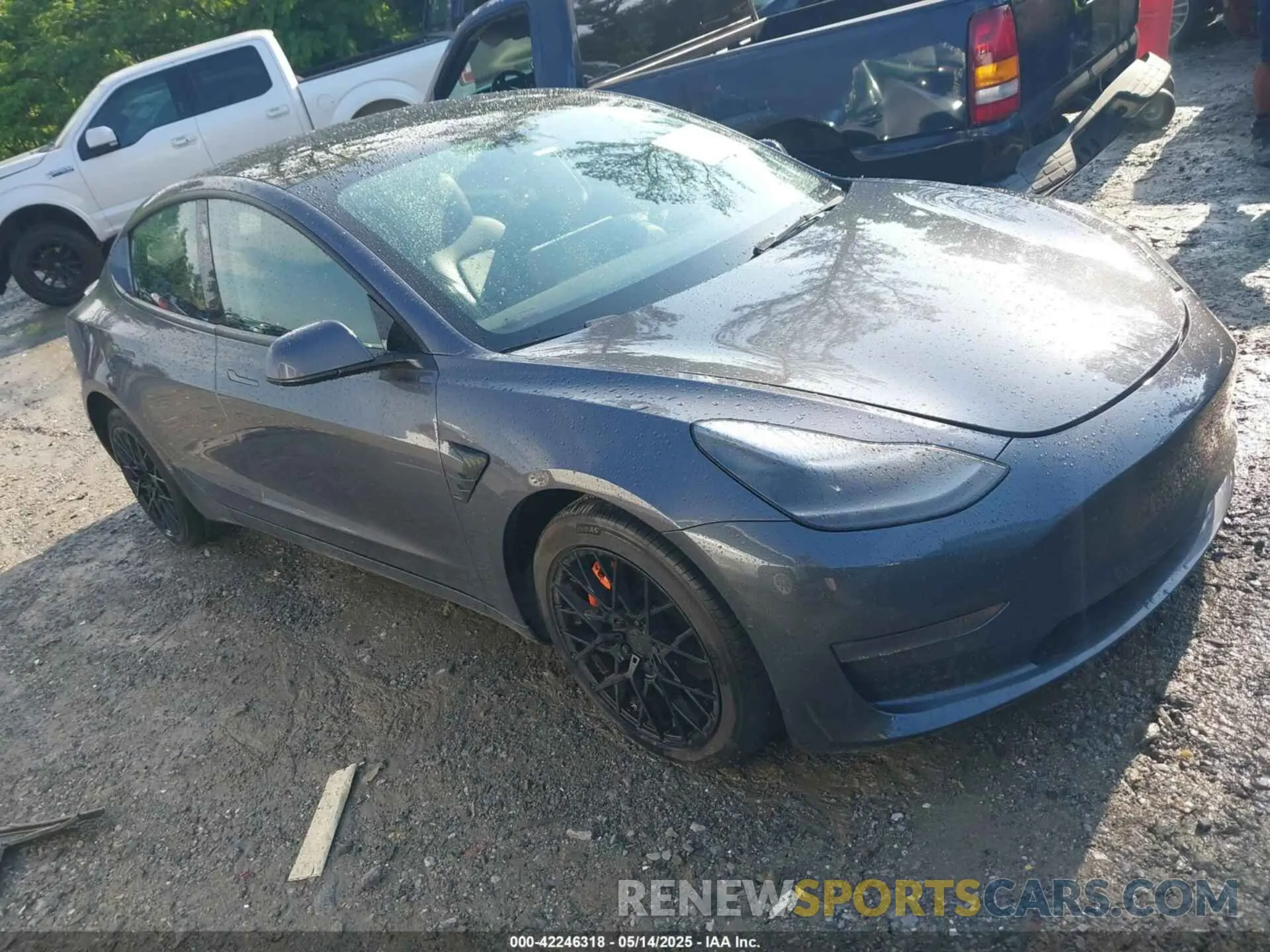 1 fotografías del automóvil dañado 5YJ3E1EB6NF189096 TESLA MODEL 3 2022