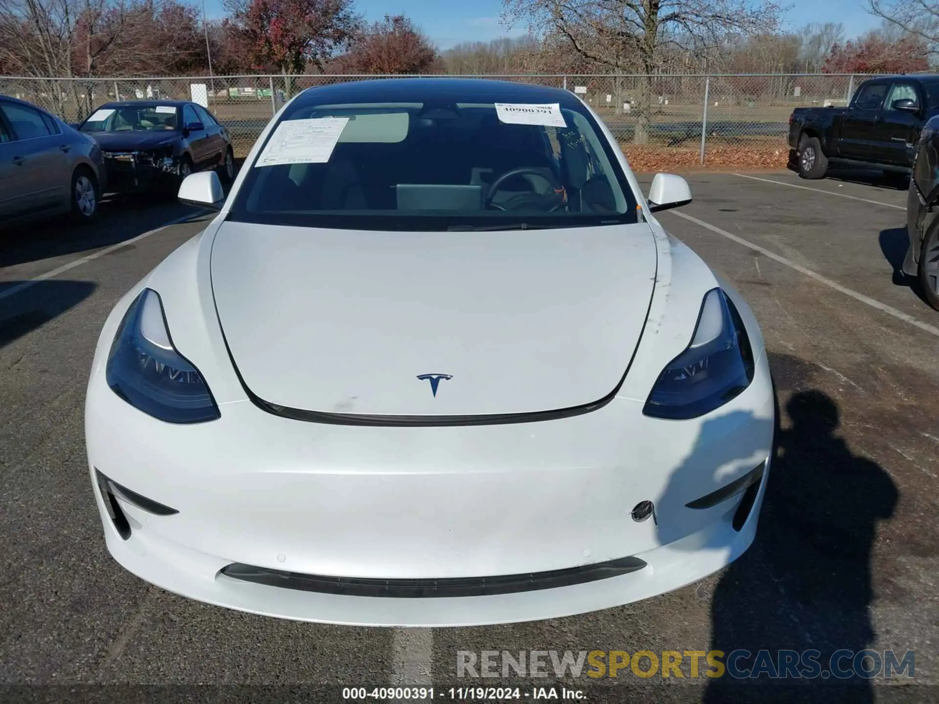 13 fotografías del automóvil dañado 5YJ3E1EB6NF248812 TESLA MODEL 3 2022