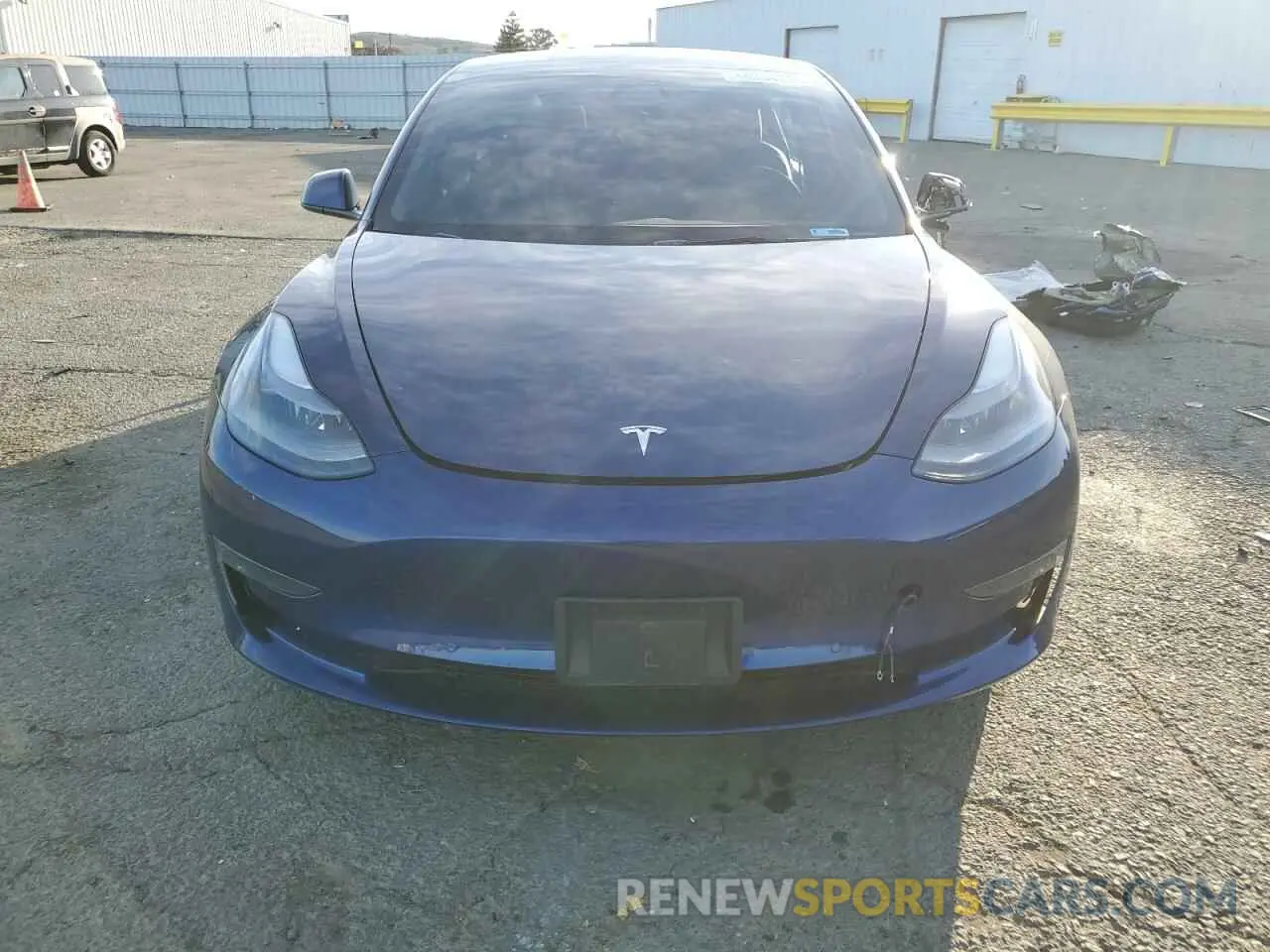 5 fotografías del automóvil dañado 5YJ3E1EB6NF255730 TESLA MODEL 3 2022