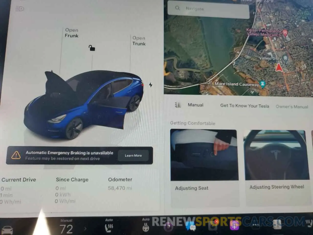 9 fotografías del automóvil dañado 5YJ3E1EB6NF255730 TESLA MODEL 3 2022