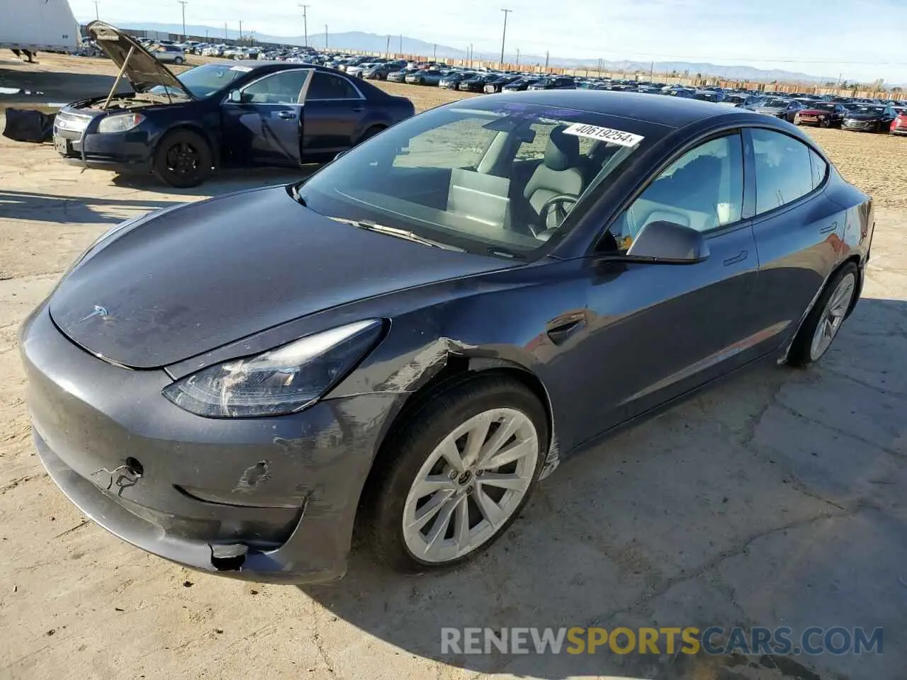 1 fotografías del automóvil dañado 5YJ3E1EB6NF256456 TESLA MODEL 3 2022