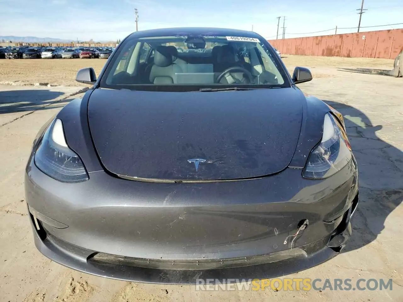 5 fotografías del automóvil dañado 5YJ3E1EB6NF256456 TESLA MODEL 3 2022