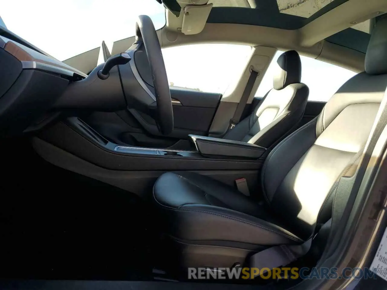 7 fotografías del automóvil dañado 5YJ3E1EB6NF256456 TESLA MODEL 3 2022