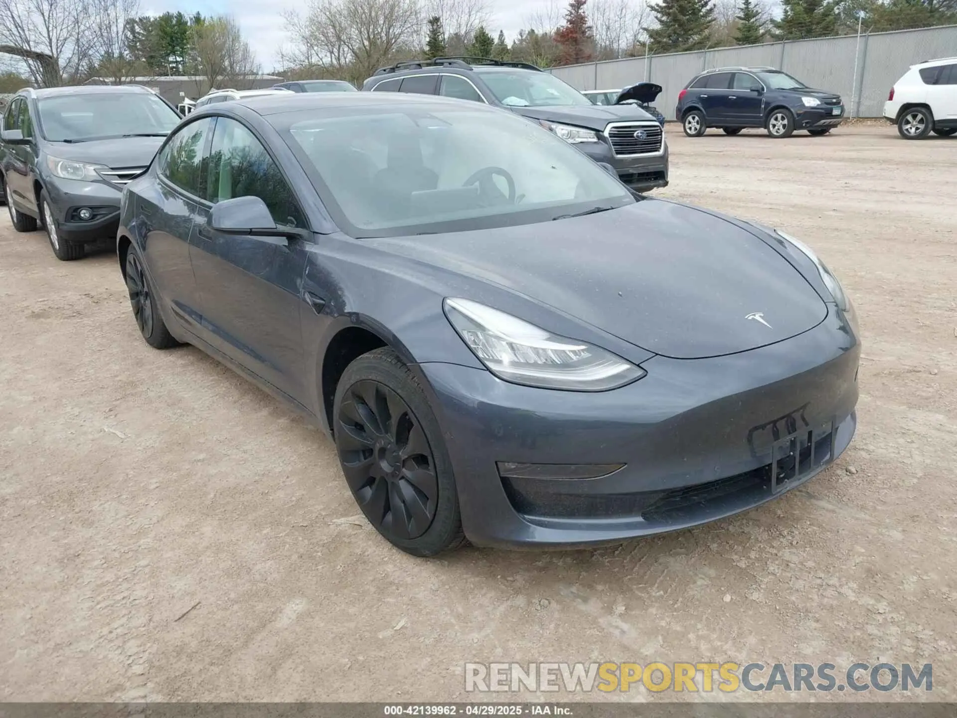 1 fotografías del automóvil dañado 5YJ3E1EB6NF260118 TESLA MODEL 3 2022