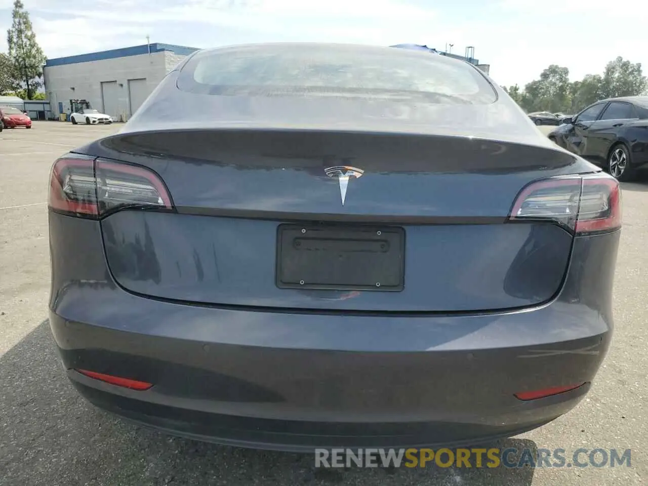 6 fotografías del automóvil dañado 5YJ3E1EB6NF264623 TESLA MODEL 3 2022