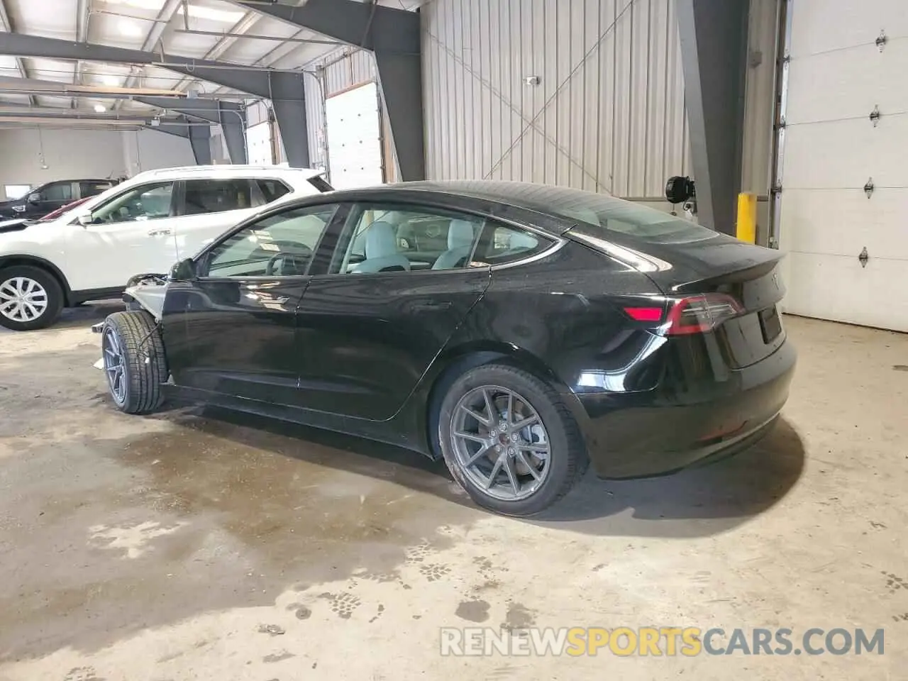 2 fotografías del automóvil dañado 5YJ3E1EB6NF278652 TESLA MODEL 3 2022