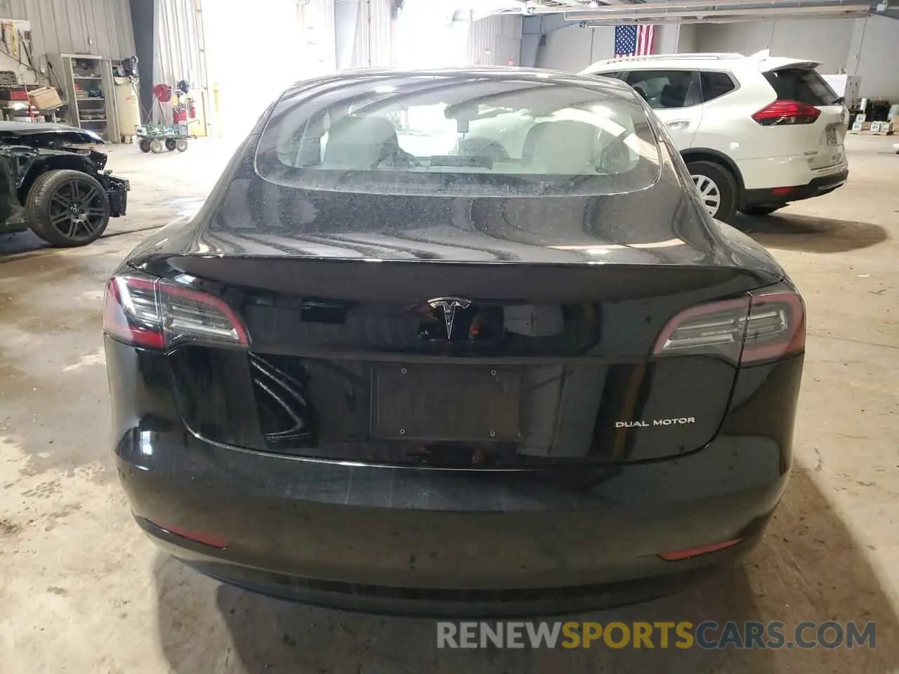 6 fotografías del automóvil dañado 5YJ3E1EB6NF278652 TESLA MODEL 3 2022