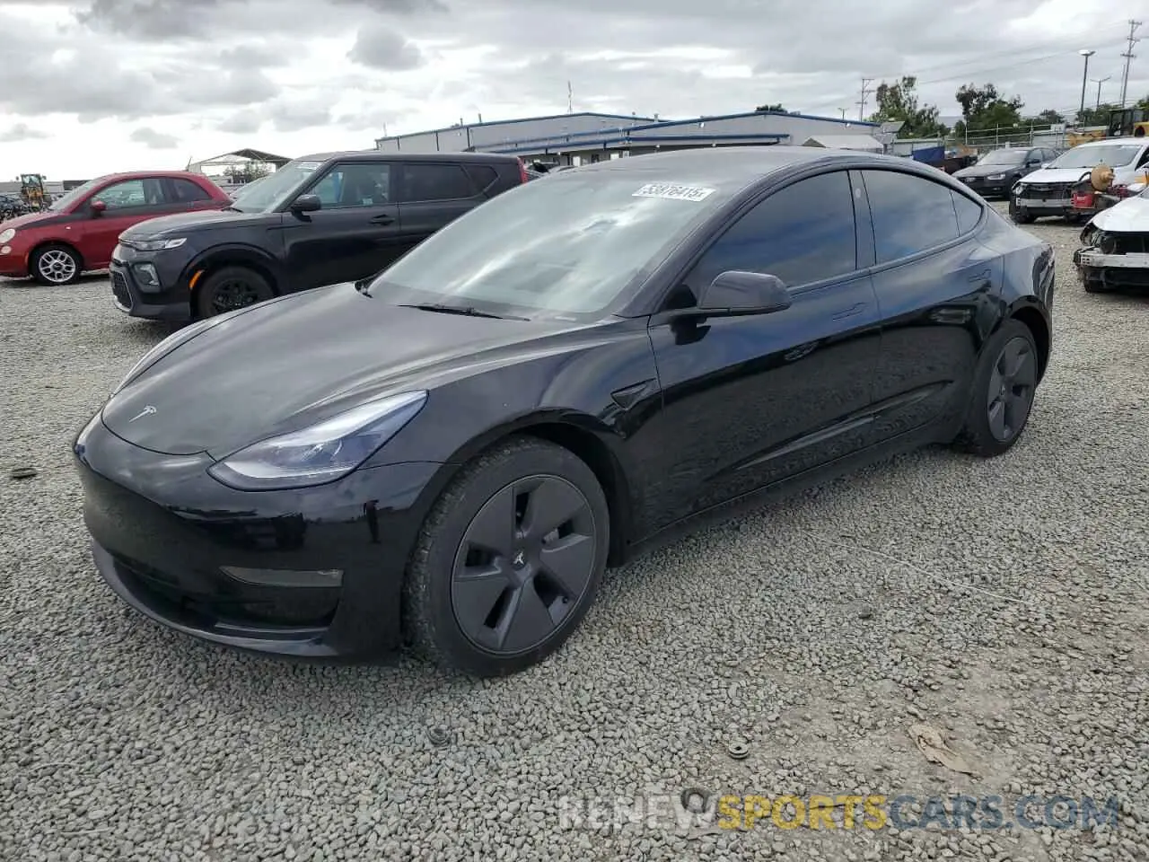 1 fotografías del automóvil dañado 5YJ3E1EB6NF334914 TESLA MODEL 3 2022
