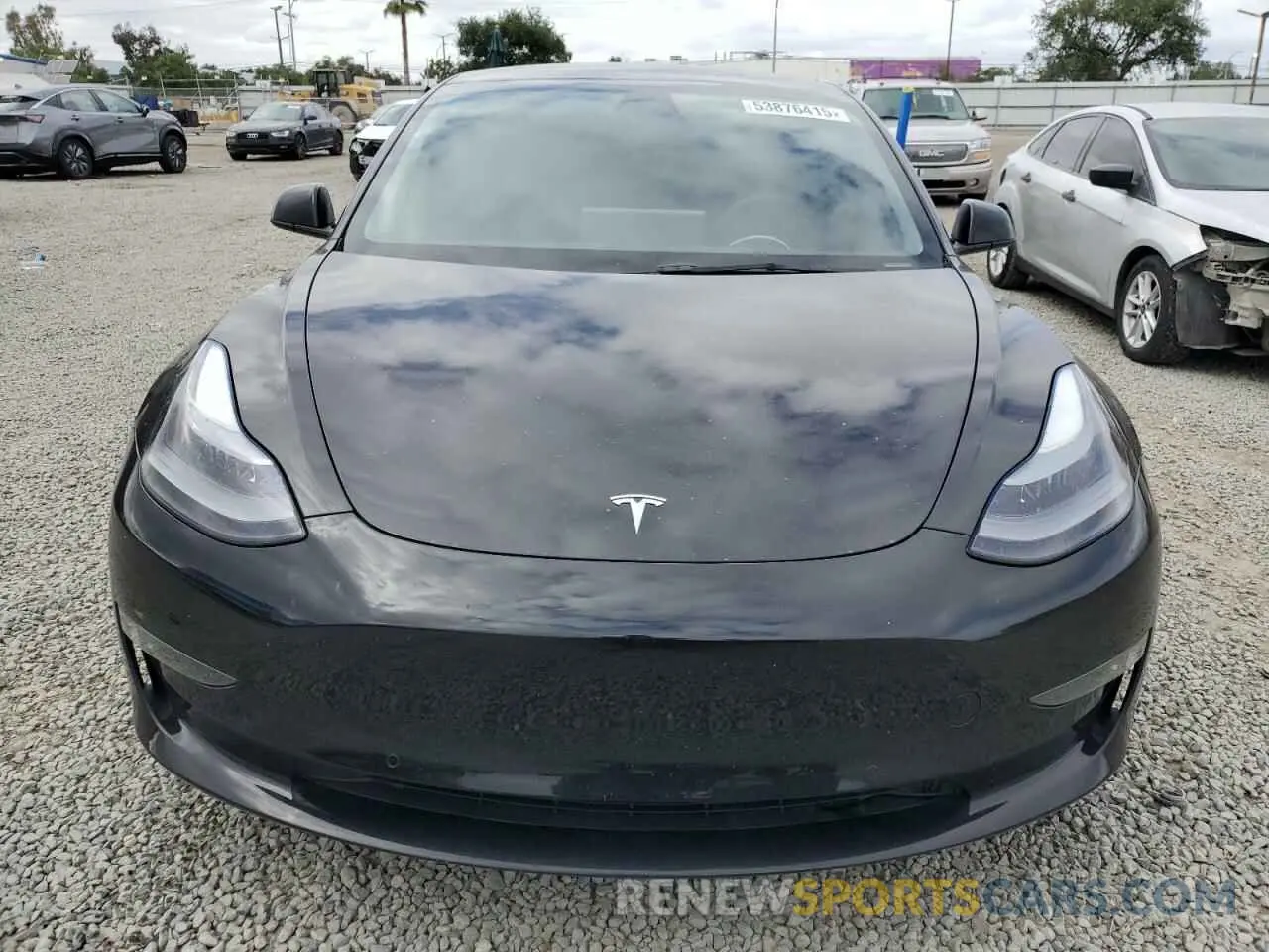 5 fotografías del automóvil dañado 5YJ3E1EB6NF334914 TESLA MODEL 3 2022