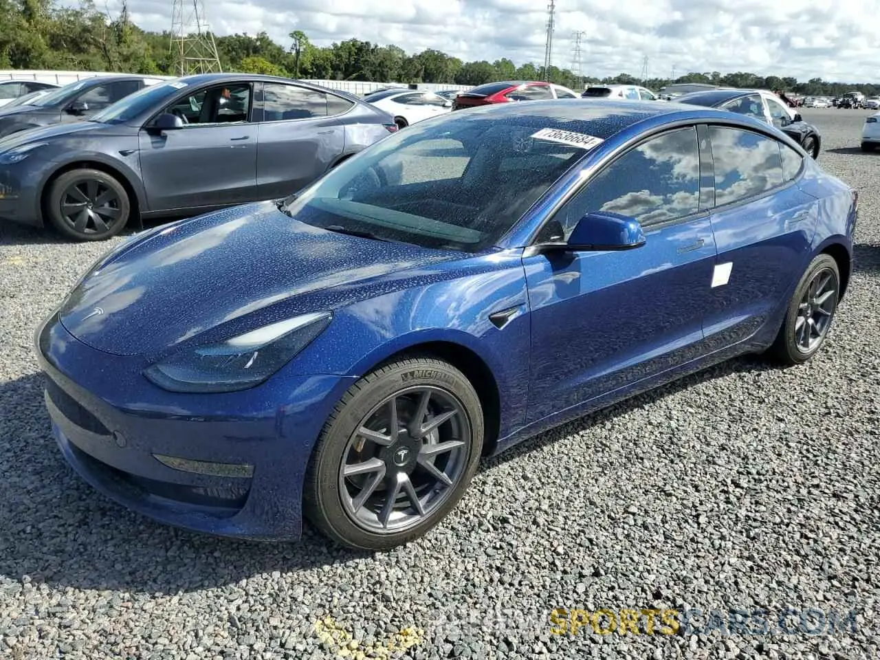 1 fotografías del automóvil dañado 5YJ3E1EB7NF103357 TESLA MODEL 3 2022