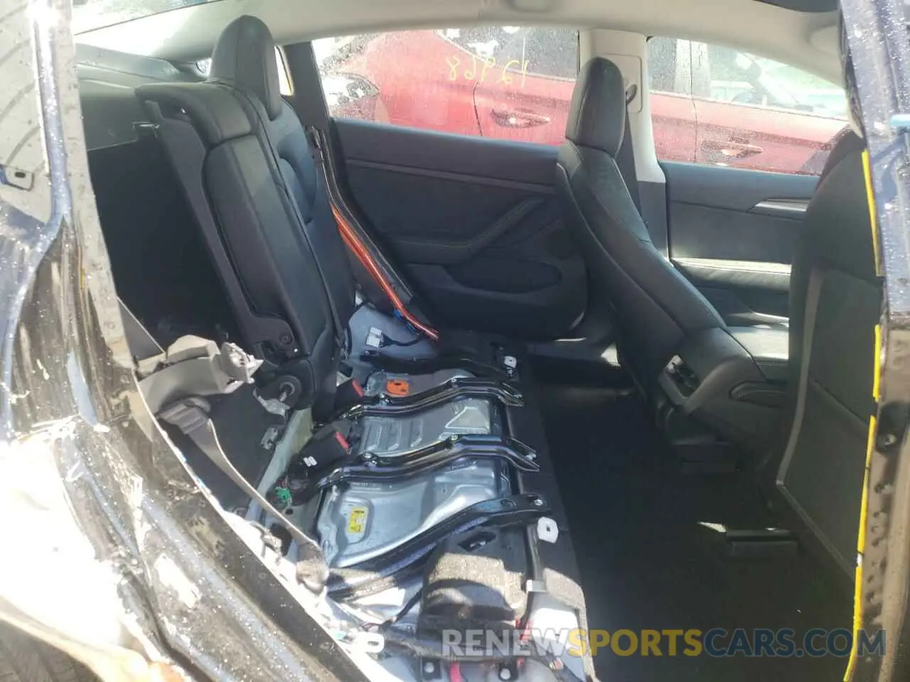 6 fotografías del automóvil dañado 5YJ3E1EB7NF110633 TESLA MODEL 3 2022