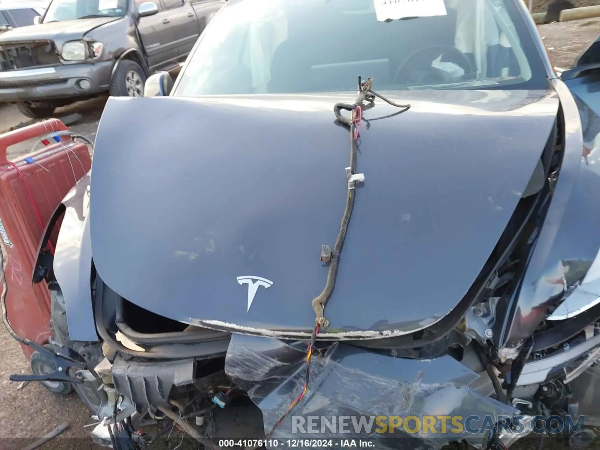 10 fotografías del automóvil dañado 5YJ3E1EB7NF127920 TESLA MODEL 3 2022