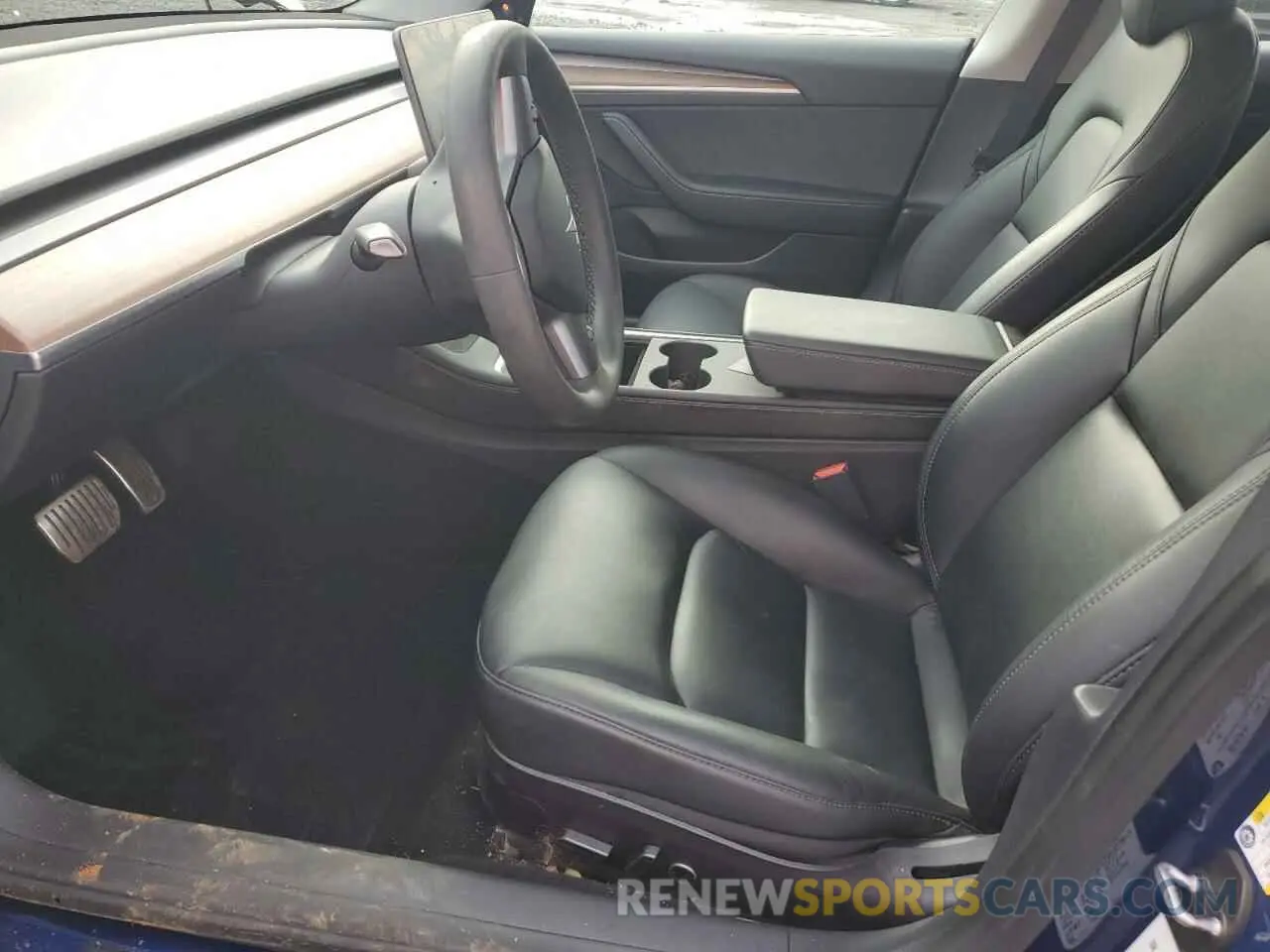 7 fotografías del automóvil dañado 5YJ3E1EB7NF130719 TESLA MODEL 3 2022