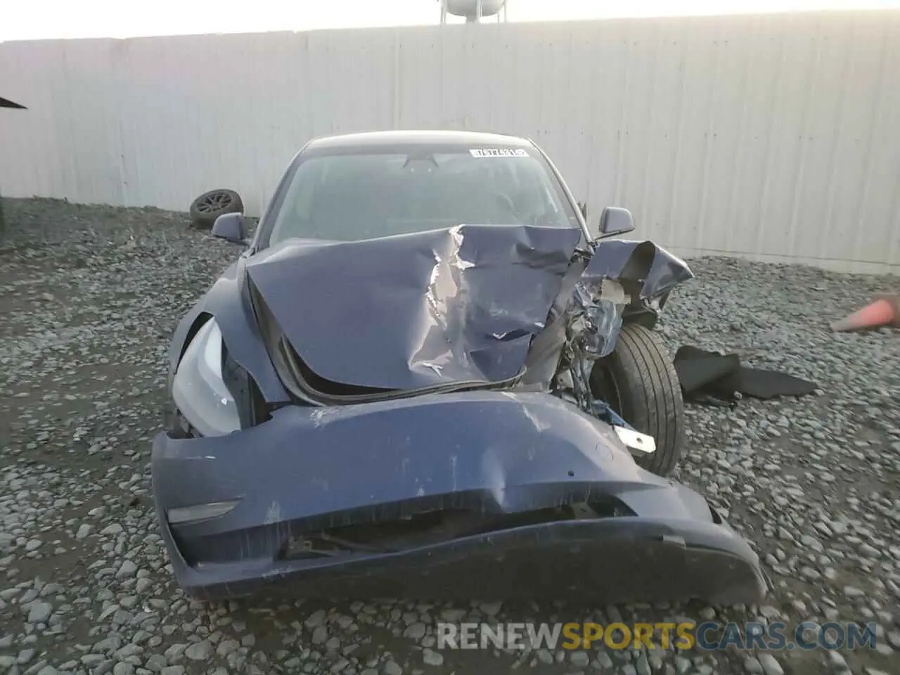 5 fotografías del automóvil dañado 5YJ3E1EB7NF143938 TESLA MODEL 3 2022