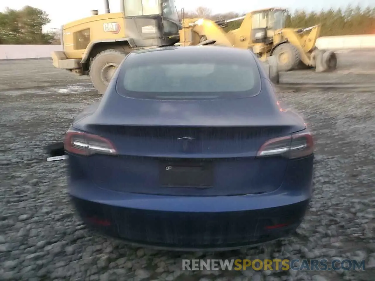 6 fotografías del automóvil dañado 5YJ3E1EB7NF143938 TESLA MODEL 3 2022