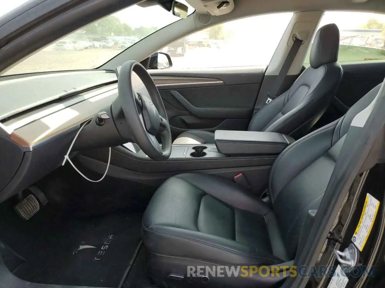 7 fotografías del automóvil dañado 5YJ3E1EB7NF177197 TESLA MODEL 3 2022