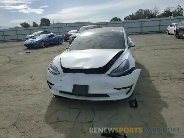10 fotografías del automóvil dañado 5YJ3E1EB7NF183307 TESLA MODEL 3 2022