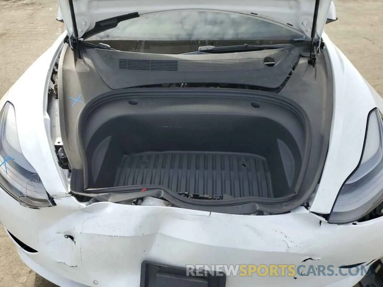 12 fotografías del automóvil dañado 5YJ3E1EB7NF183307 TESLA MODEL 3 2022