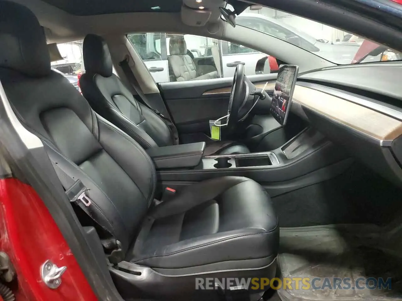 7 fotografías del automóvil dañado 5YJ3E1EB7NF188538 TESLA MODEL 3 2022