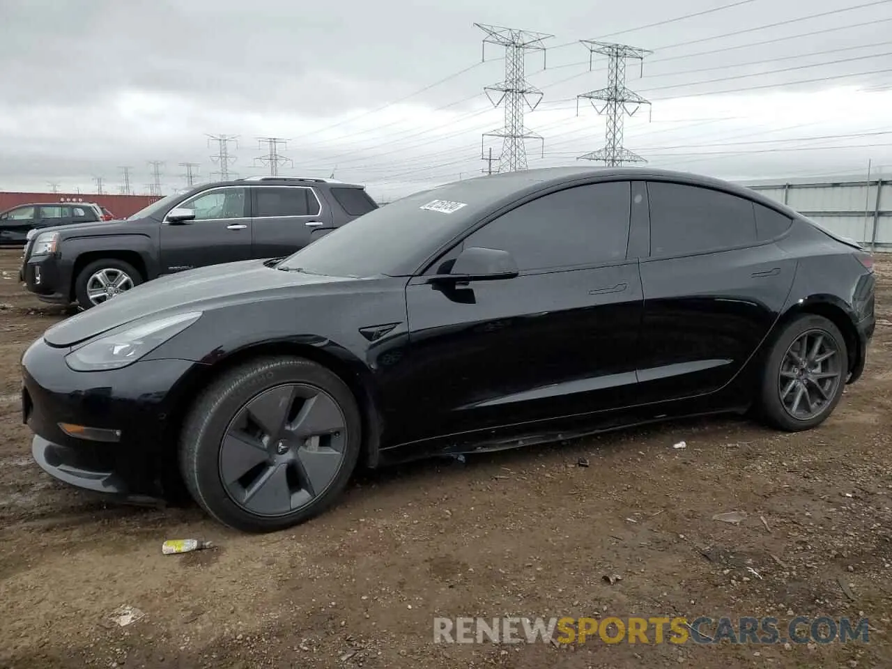 1 fotografías del automóvil dañado 5YJ3E1EB7NF189771 TESLA MODEL 3 2022