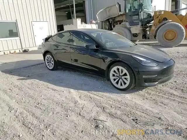 11 fotografías del automóvil dañado 5YJ3E1EB7NF190399 TESLA MODEL 3 2022