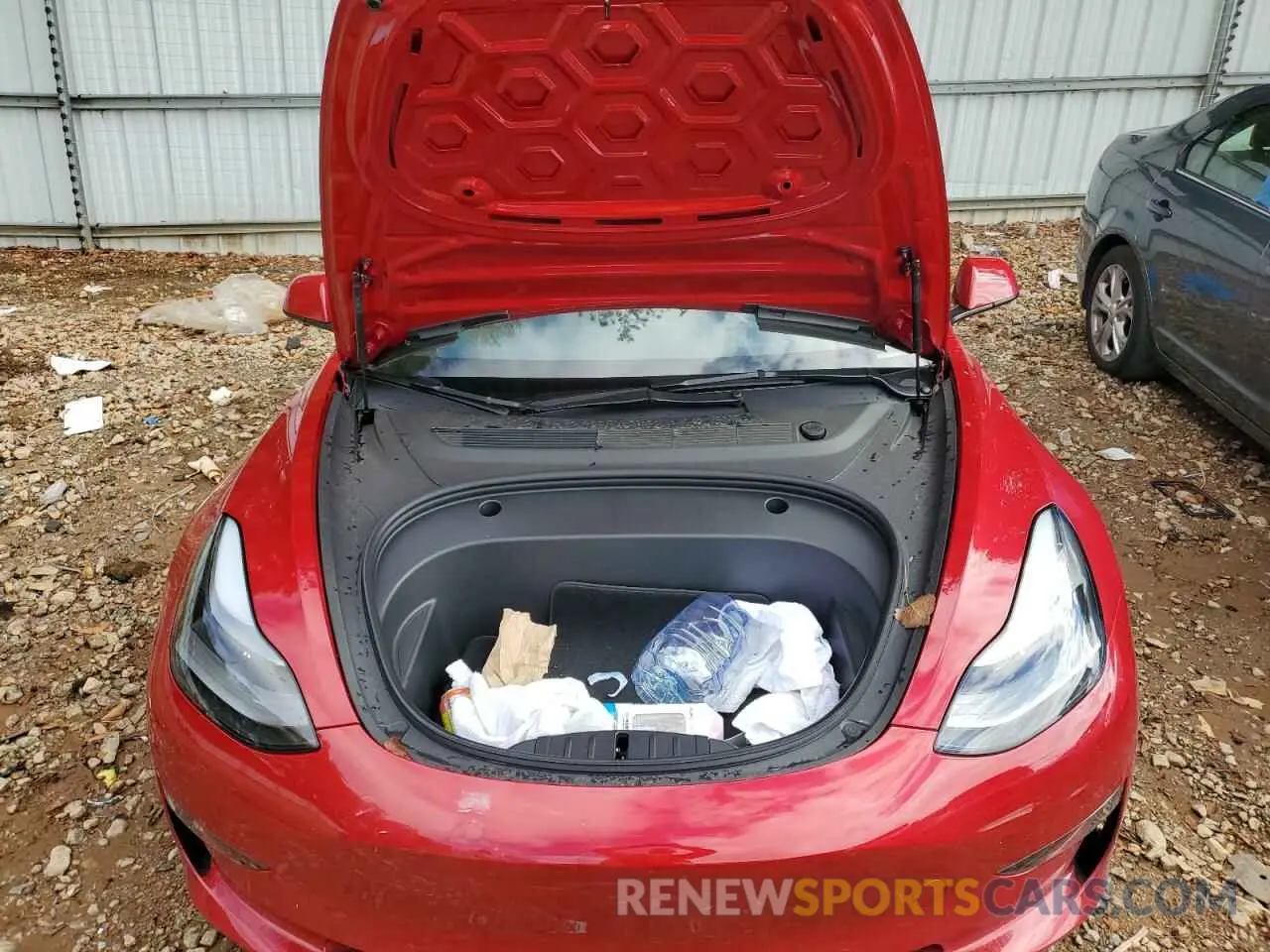 7 fotografías del automóvil dañado 5YJ3E1EB7NF191066 TESLA MODEL 3 2022