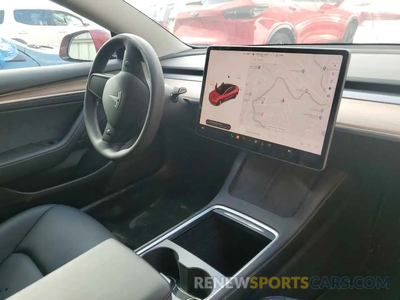 9 fotografías del automóvil dañado 5YJ3E1EB7NF191066 TESLA MODEL 3 2022
