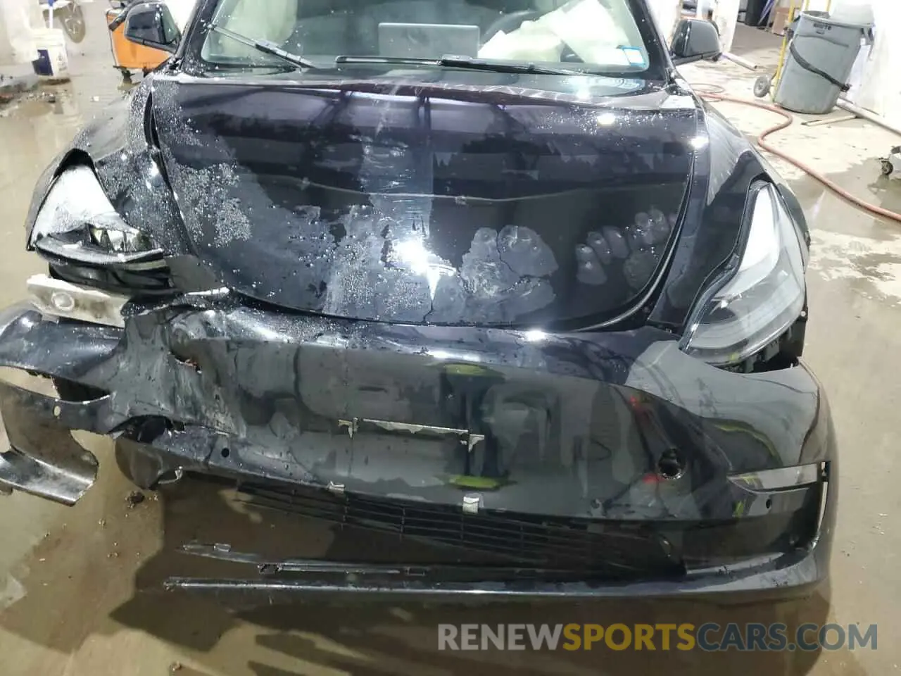11 fotografías del automóvil dañado 5YJ3E1EB7NF191634 TESLA MODEL 3 2022
