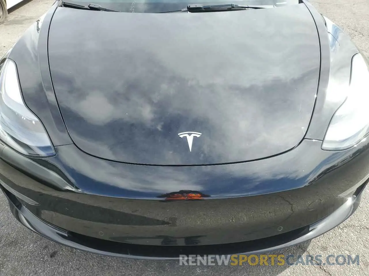 11 fotografías del automóvil dañado 5YJ3E1EB7NF195425 TESLA MODEL 3 2022