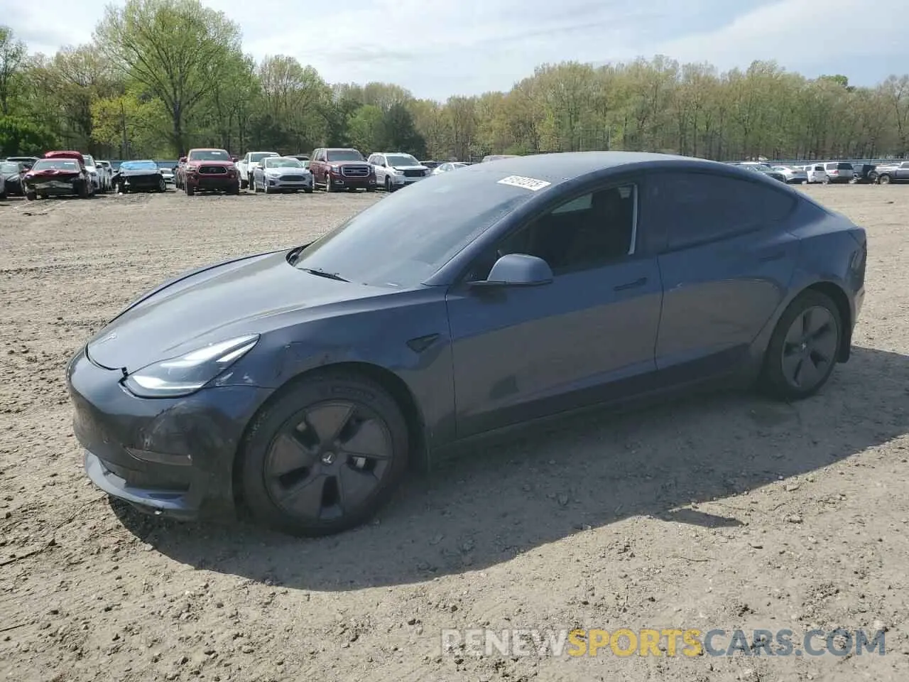 1 fotografías del automóvil dañado 5YJ3E1EB7NF198115 TESLA MODEL 3 2022