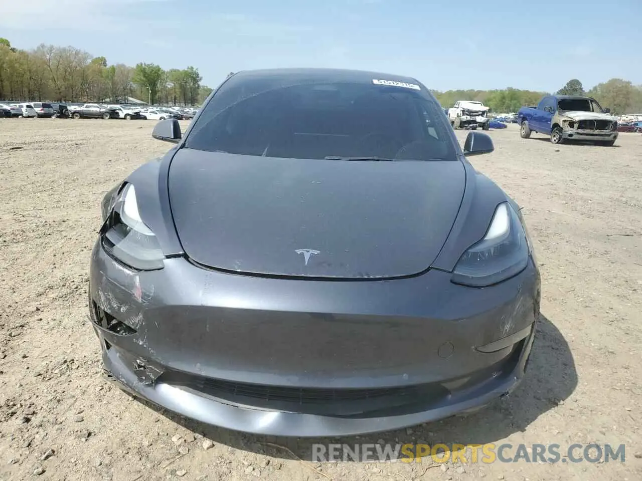 5 fotografías del automóvil dañado 5YJ3E1EB7NF198115 TESLA MODEL 3 2022