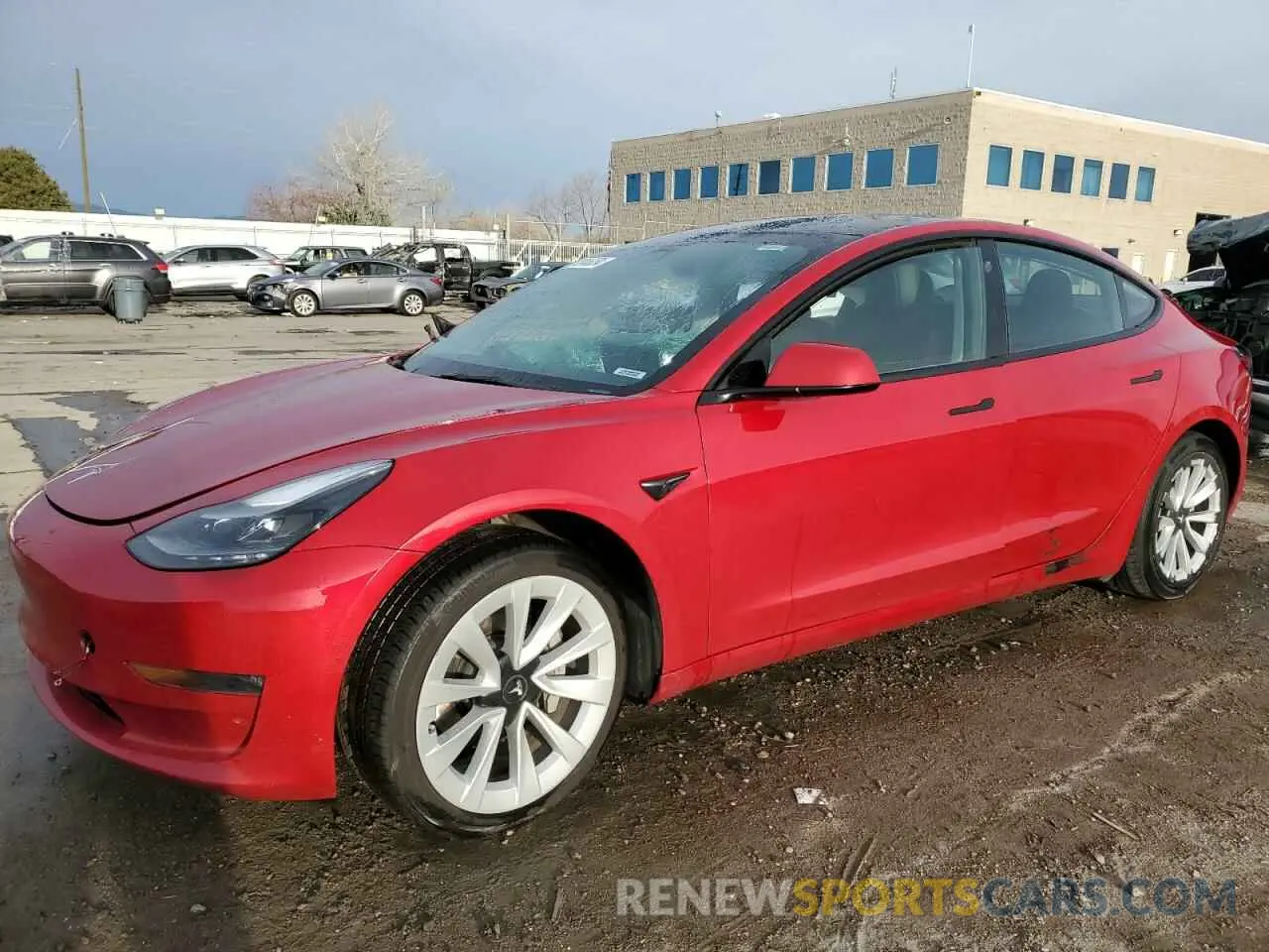 1 fotografías del automóvil dañado 5YJ3E1EB7NF209209 TESLA MODEL 3 2022