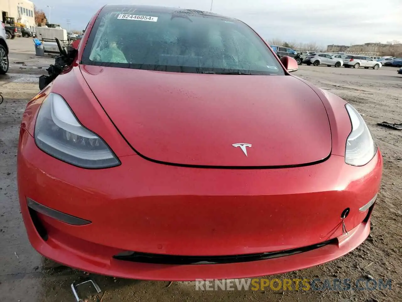 5 fotografías del automóvil dañado 5YJ3E1EB7NF209209 TESLA MODEL 3 2022