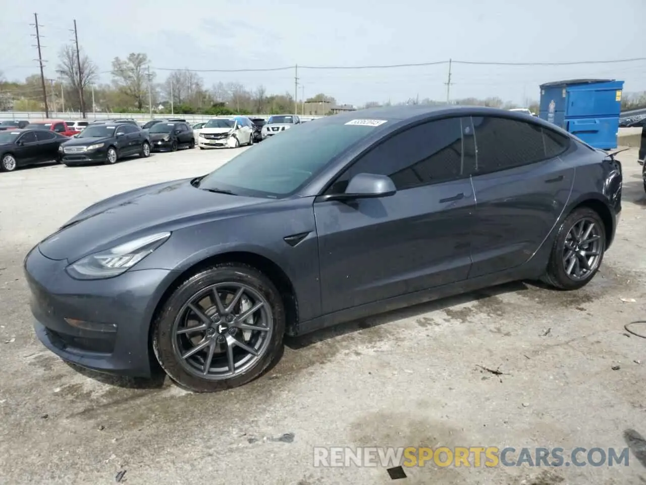 1 fotografías del automóvil dañado 5YJ3E1EB7NF238905 TESLA MODEL 3 2022